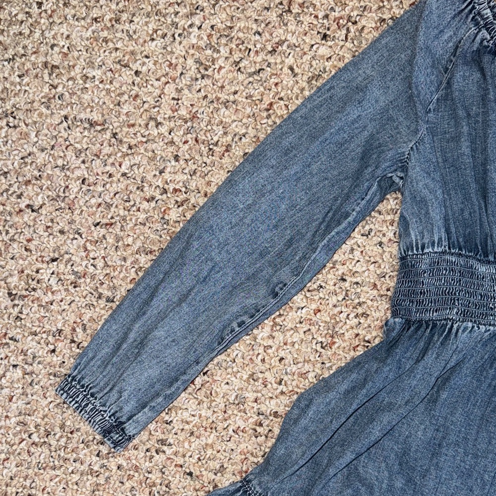 GAP Blue Denim Casual Kids Dress - Picture 4 of 9